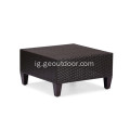 Ugbo a na-agba n’ubi Ọgba ọgbara ọhụrụ Patio rattan set